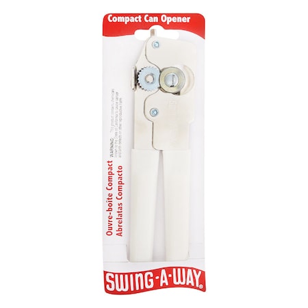 Swing-A-Way Swing-A-Way White Steel Manual Compact Can Opener 107WH